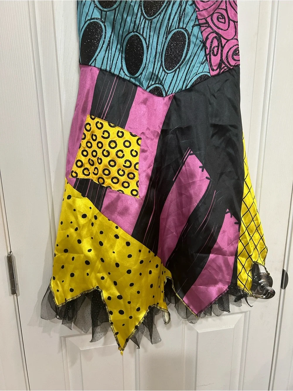 The Nightmare Before Christmas Sally Costume Size 8-10 Girls Large